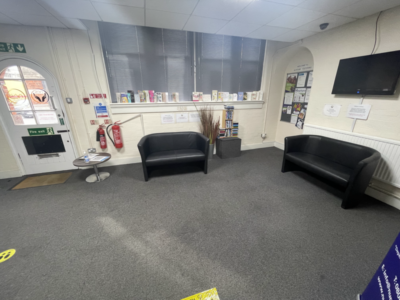 waiting are of building