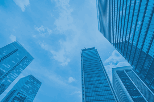 ground view of skyscrapers 